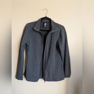 Skechers Charcoal Gray Zipper Jacket Size M